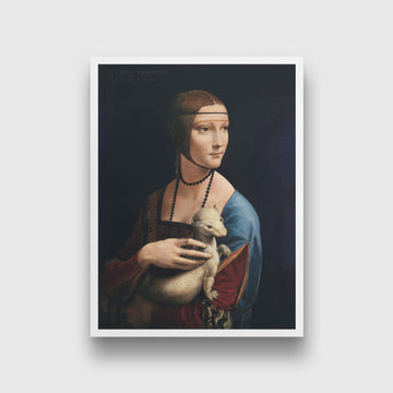 Leonardo da vinci 3 : 4 Vertical Premium Wall Art Canvas by MeriDeewar