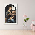 Leonardo da Vinci's Benois Madonna Painting - Meri Deewar 2 : 3 Vertical Premium Wall Art Canvas by MeriDeewar