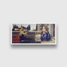 Leonardo da Vinci's The Annunciation Painting- Meri Deewar Panorama Paintings Premium Wall Art Canvas by MeriDeewar