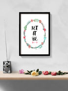 let-it-be Poster Poster A3 / Poster Premium Wall Art Canvas by MeriDeewar