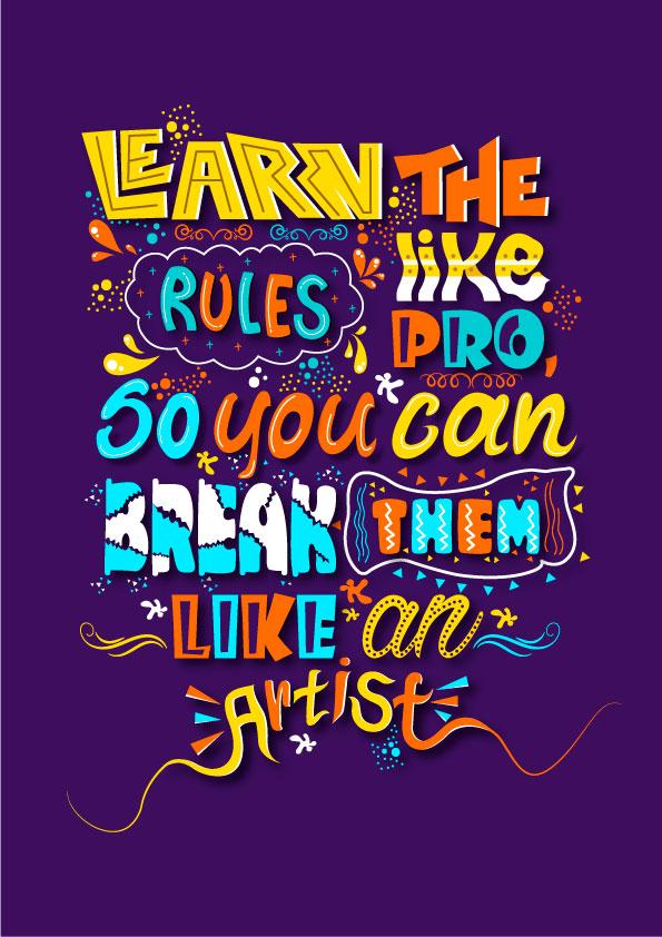 Like an Artist Poster Poster A3 / Poster Premium Wall Art Canvas by MeriDeewar