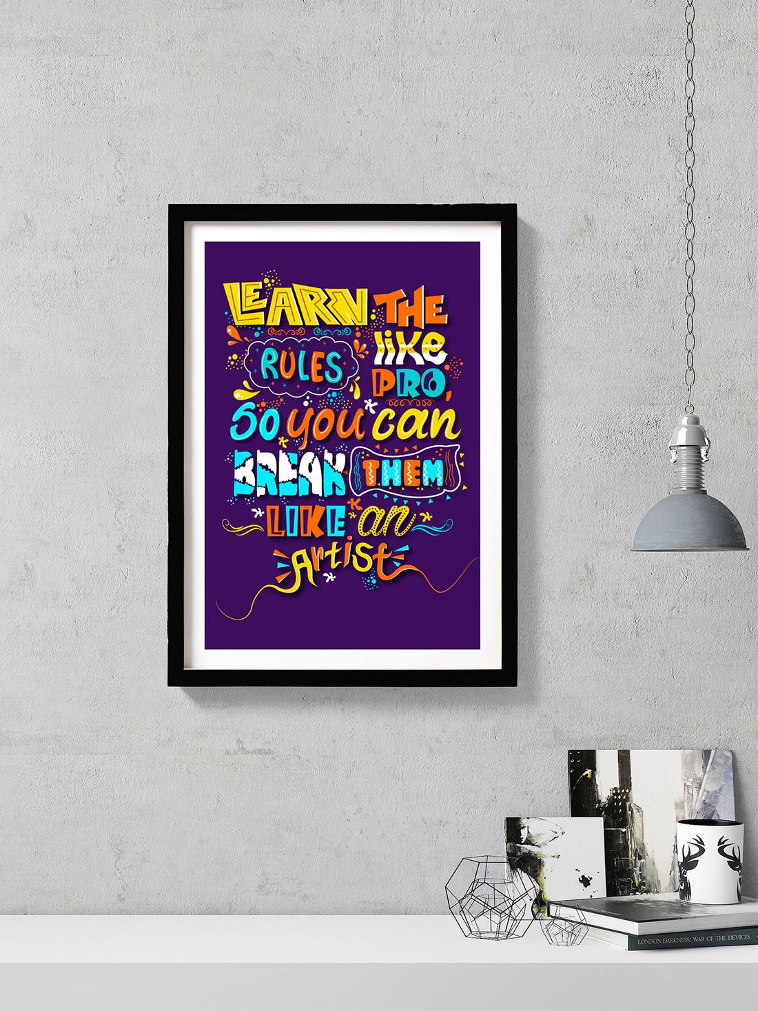 Like an Artist Poster Poster A3 / Poster Premium Wall Art Canvas by MeriDeewar