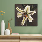 Lily Painting 1 : 1 Square Premium Wall Art Canvas by MeriDeewar