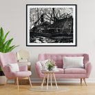 Liner and Tug Painting - MeriDeewar 4 :5 Vertical Premium Wall Art Canvas by MeriDeewar
