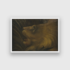 Lion Henri Rousseau Painting 3 : 2 Horizontal Premium Wall Art Canvas by MeriDeewar