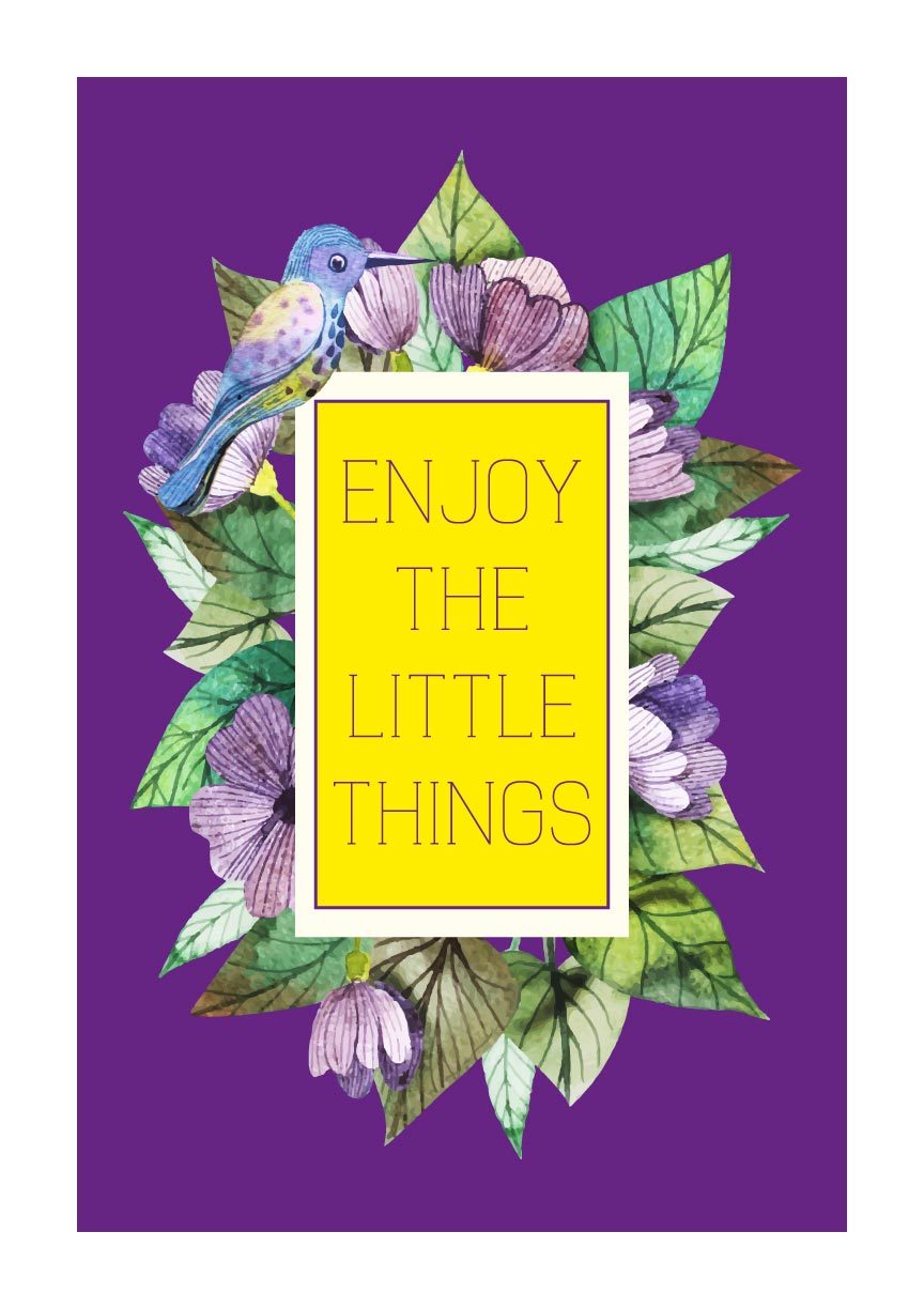 Little things Poster Poster A3 / Poster Premium Wall Art Canvas by MeriDeewar