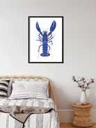 Lobster Painting 3 : 4.2 Vertical Premium Wall Art Canvas by MeriDeewar
