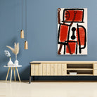 Locksmith painting - Meri Deewar 4 :5 Vertical Premium Wall Art Canvas by MeriDeewar