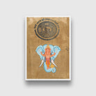 Lord Ganesh Painting - Meri Deewar 2 : 3 Vertical Premium Wall Art Canvas by MeriDeewar