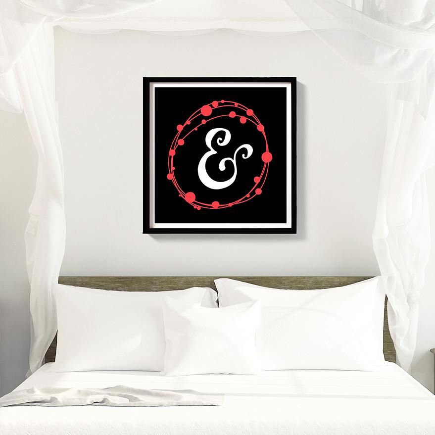 Love Art Painting - Meri Deewar 1 : 1 Square Premium Wall Art Canvas by MeriDeewar