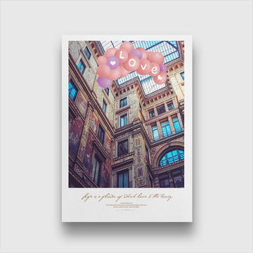 Love Homes Painting 2 : 3 Vertical Premium Wall Art Canvas by MeriDeewar