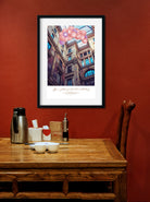 Love Homes Painting 2 : 3 Vertical Premium Wall Art Canvas by MeriDeewar