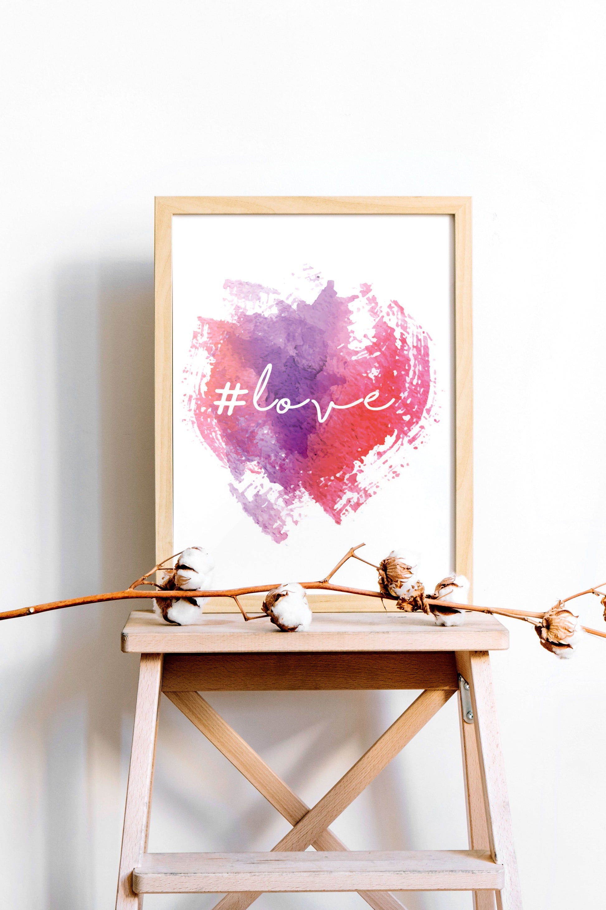 Love Poster- Meri Deewar Poster A3 / Poster Premium Wall Art Canvas by MeriDeewar