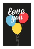 Love you Poster- Meri Deewar Poster A3 / Poster Premium Wall Art Canvas by MeriDeewar