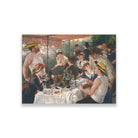 Lunch on the Boating Party Painting - Meri Deewar 4 : 3 Horizontal Premium Wall Art Canvas by MeriDeewar