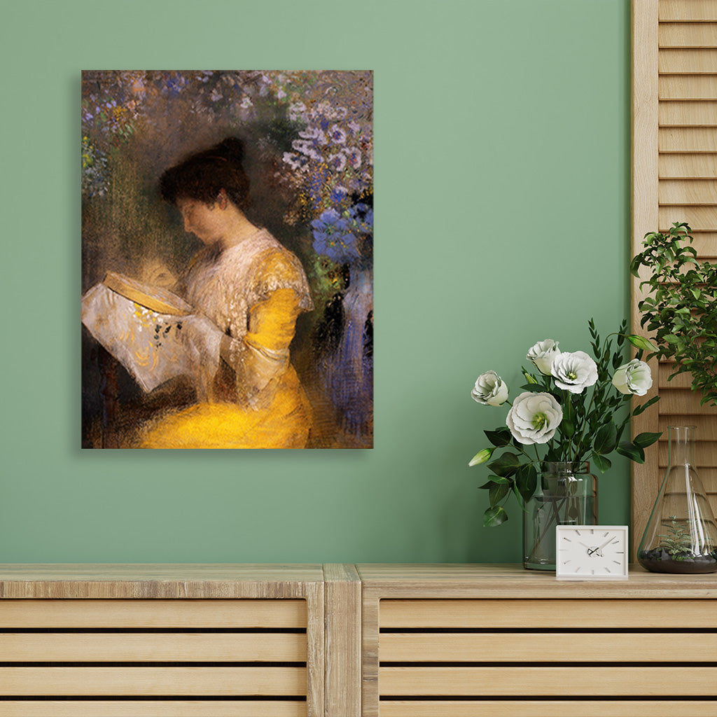 Madame Arthur Fontaine painting 4 :5 Vertical Premium Wall Art Canvas by MeriDeewar