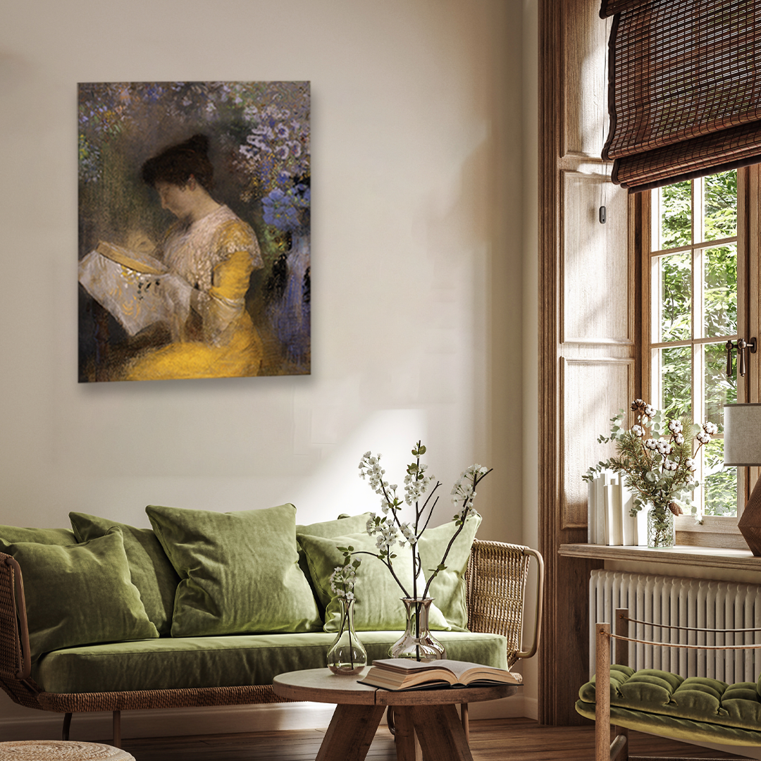 Madame Arthur Fontaine Painting 3 : 4 Vertical Premium Wall Art Canvas by MeriDeewar