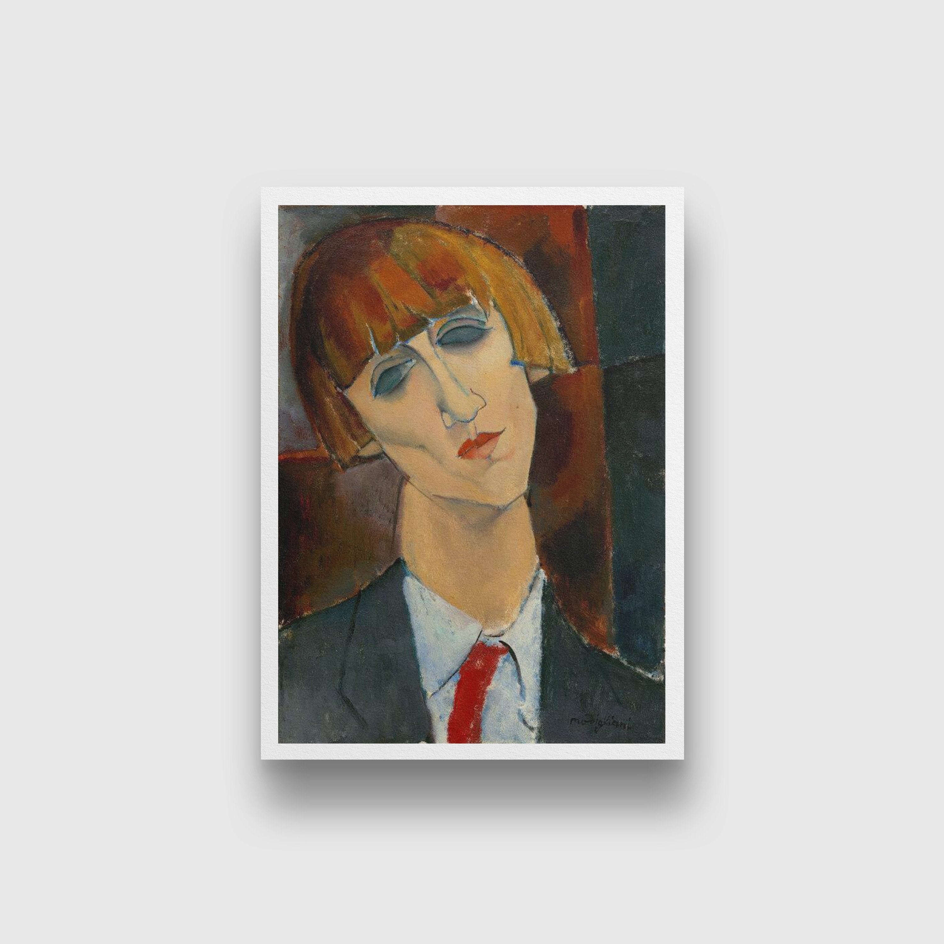 Madame Kisling Painting - Meri Deewar 4 X 5.5 Vertical Premium Wall Art Canvas by MeriDeewar