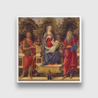 Madonna with Saints-Meri Deewar 1 : 1 Square Premium Wall Art Canvas by MeriDeewar