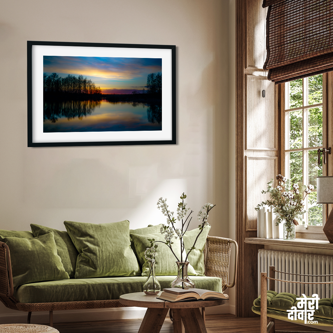 Magical Twilight Wall Painting 3 : 2 Horizontal Premium Wall Art Canvas by MeriDeewar