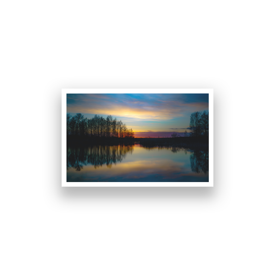Magical Twilight Wall Painting 3 : 2 Horizontal Premium Wall Art Canvas by MeriDeewar