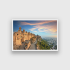 Magnificent Mughal Architecture Wall Painting 3 : 2 Horizontal Premium Wall Art Canvas by MeriDeewar