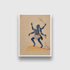 Maha Kali Mata Artwork Painting - Meri Deewar 3 : 4 Vertical Premium Wall Art Canvas by MeriDeewar