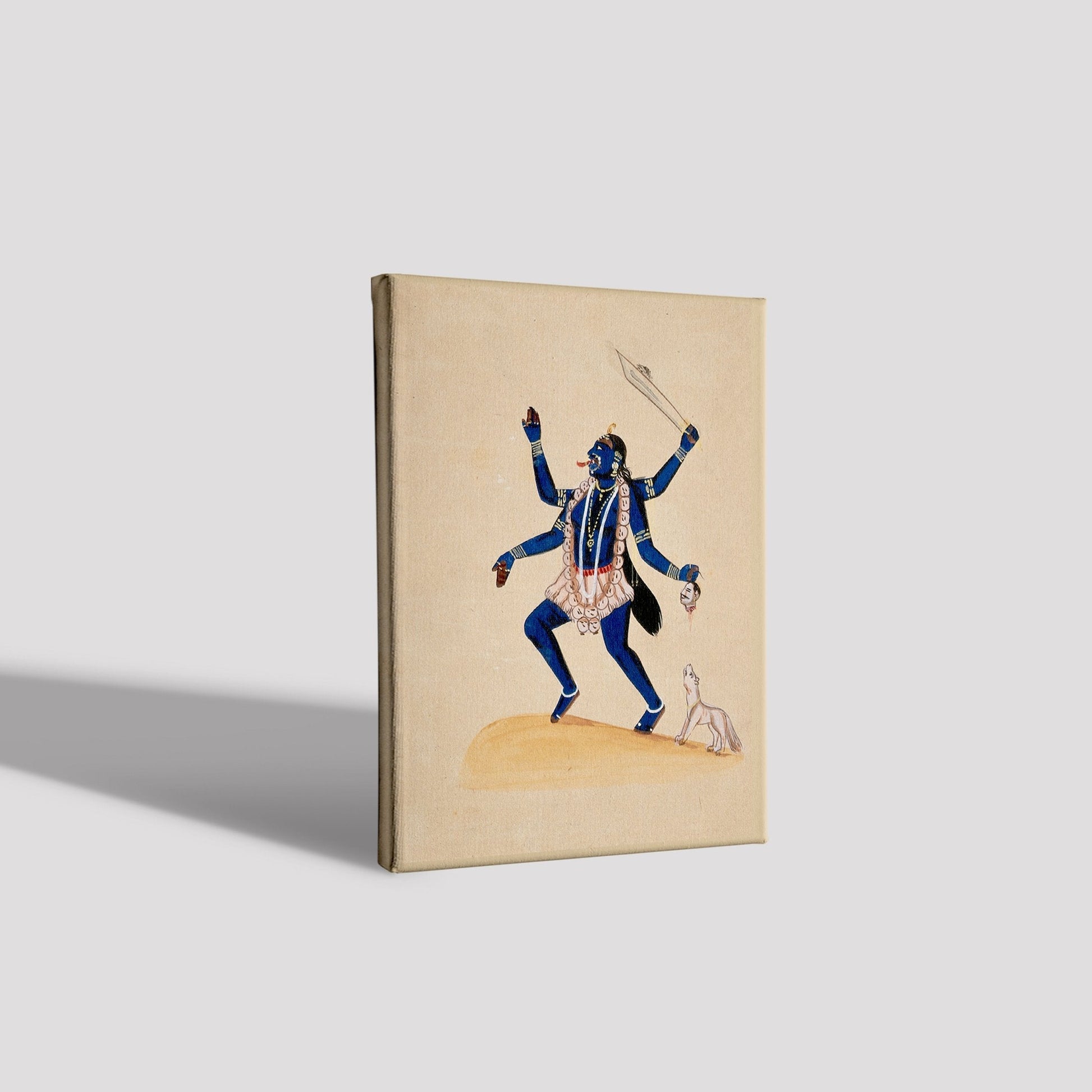 Maha Kali Mata Artwork Painting - Meri Deewar 3 : 4 Vertical Premium Wall Art Canvas by MeriDeewar
