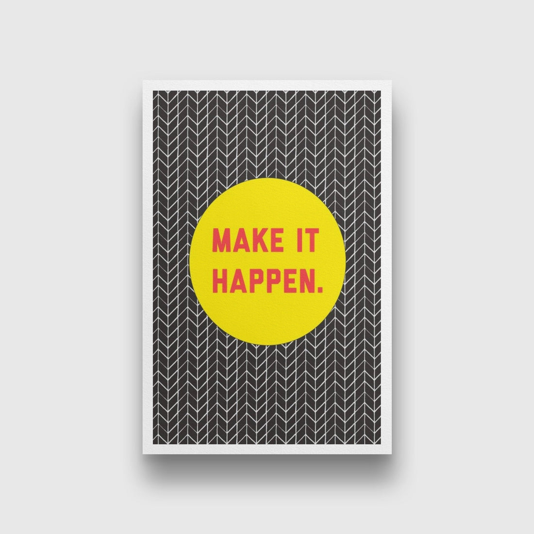 Make it happen Art - Meri Deewar 2 : 3 Vertical Premium Wall Art Canvas by MeriDeewar
