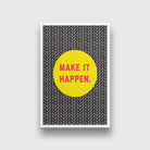 Make it happen Art - Meri Deewar 2 : 3 Vertical Premium Wall Art Canvas by MeriDeewar