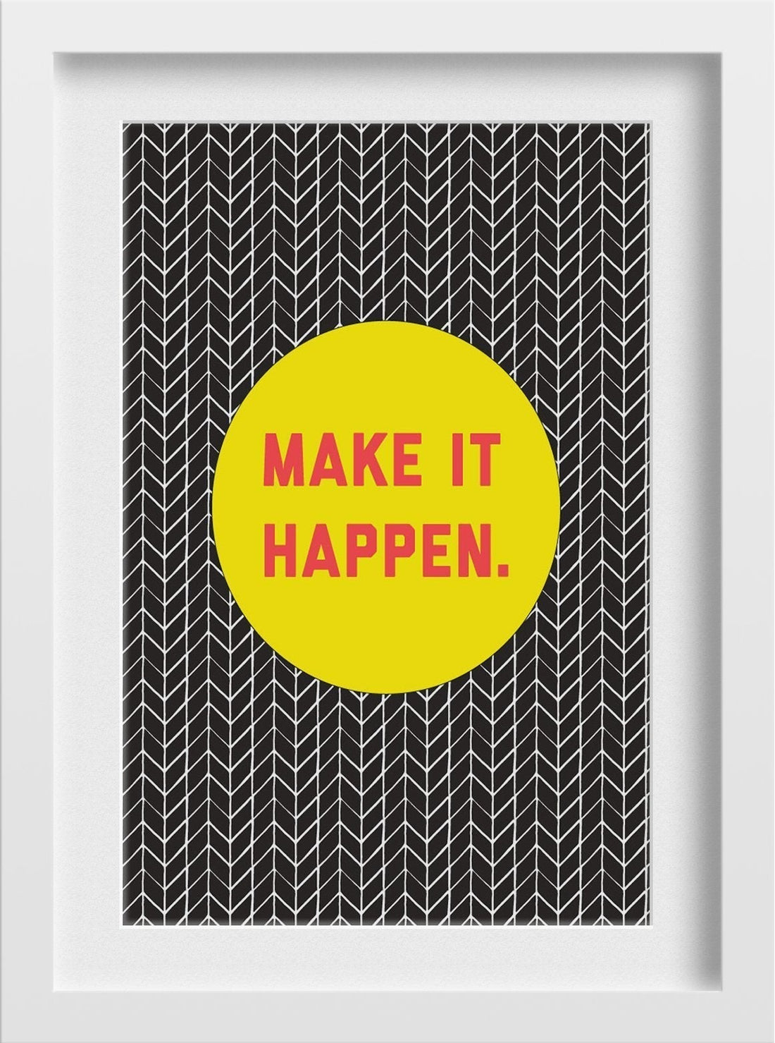 Make it happen Art - Meri Deewar 2 : 3 Vertical Premium Wall Art Canvas by MeriDeewar
