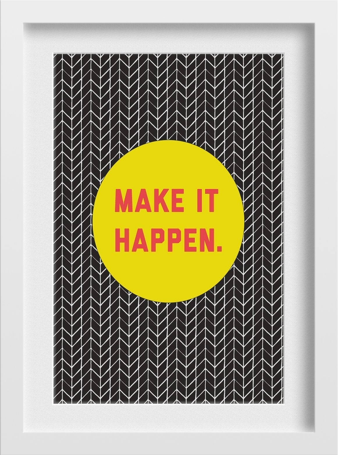 Make it happen Art - Meri Deewar 2 : 3 Vertical Premium Wall Art Canvas by MeriDeewar