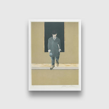 Man Standing Painting - Meri Deewar 3 : 4 Vertical Premium Wall Art Canvas by MeriDeewar