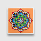 Mandal-2 painting 1 : 1 Square Premium Wall Art Canvas by MeriDeewar