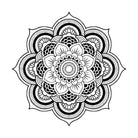 Mandal-3 painting 1 : 1 Square Premium Wall Art Canvas by MeriDeewar