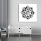 Mandal-3 painting 1 : 1 Square Premium Wall Art Canvas by MeriDeewar