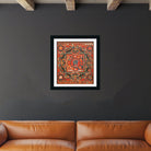 Mandala of Hevajra Painting 4 :5 Vertical Premium Wall Art Canvas by MeriDeewar