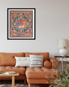 Mandala of Jnanadakini Painting 4 :5 Vertical Premium Wall Art Canvas by MeriDeewar