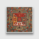 Mandala of Raktayamari Painting 1 : 1 Square Premium Wall Art Canvas by MeriDeewar