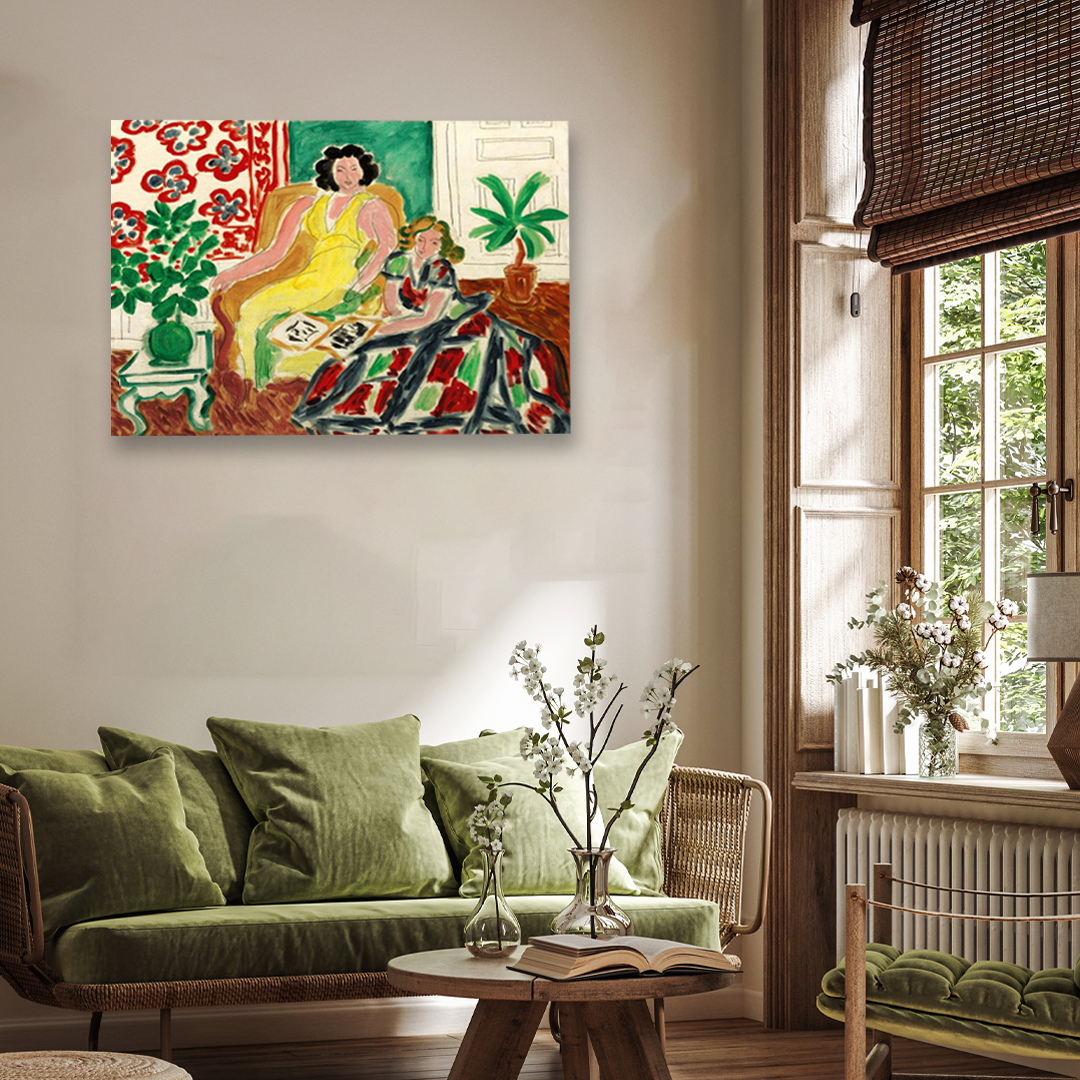 Matisse 1942 Painting 3 : 2 Horizontal Premium Wall Art Canvas by MeriDeewar