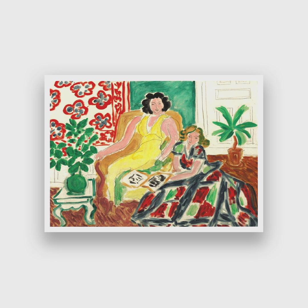 Matisse 1942 Painting 3 : 2 Horizontal Premium Wall Art Canvas by MeriDeewar