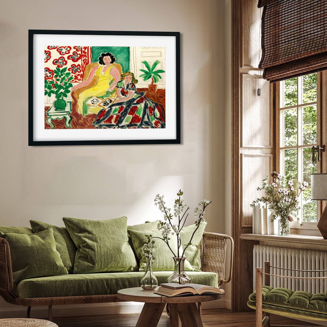 Matisse 1942 Painting 3 : 2 Horizontal Premium Wall Art Canvas by MeriDeewar