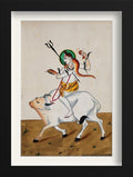 Shiva with his symbols riding Nandi Painting - Meri Deewar - MeriDeewar