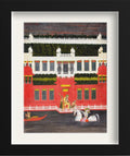 Krishna Receives A Flower Garland Painting - Meri Deewar - MeriDeewar