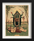 Kali standing upon Shiva Painting - Meri Deewar - MeriDeewar