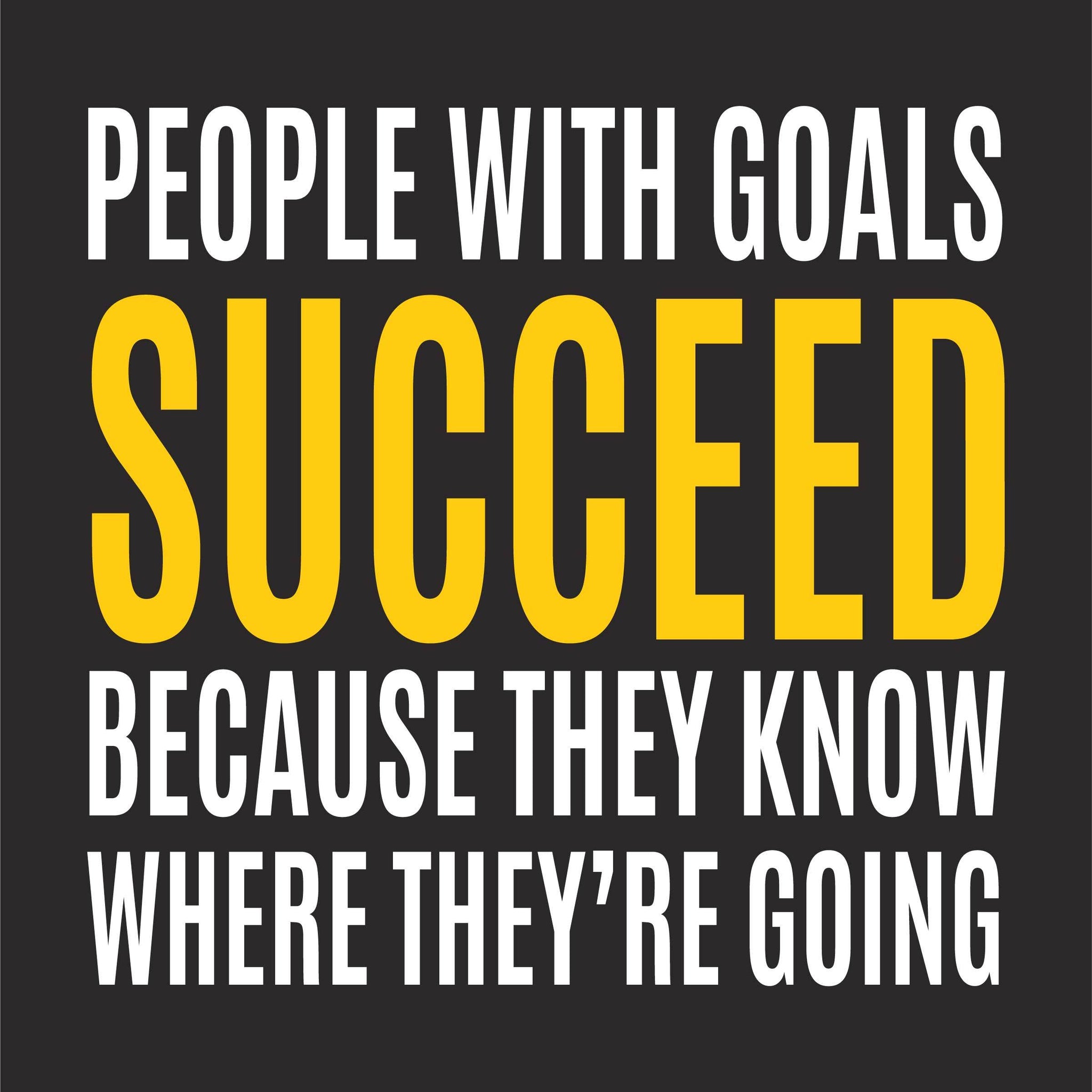 People with goals succeed. Poster- Meri Deewar - MeriDeewar