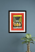 Megha Mallar Raga, Folio from a Ragamala (Garland of Melodies) Painting - Meri Deewar 4 X 5.5 Vertical Premium Wall Art Canvas by MeriDeewar