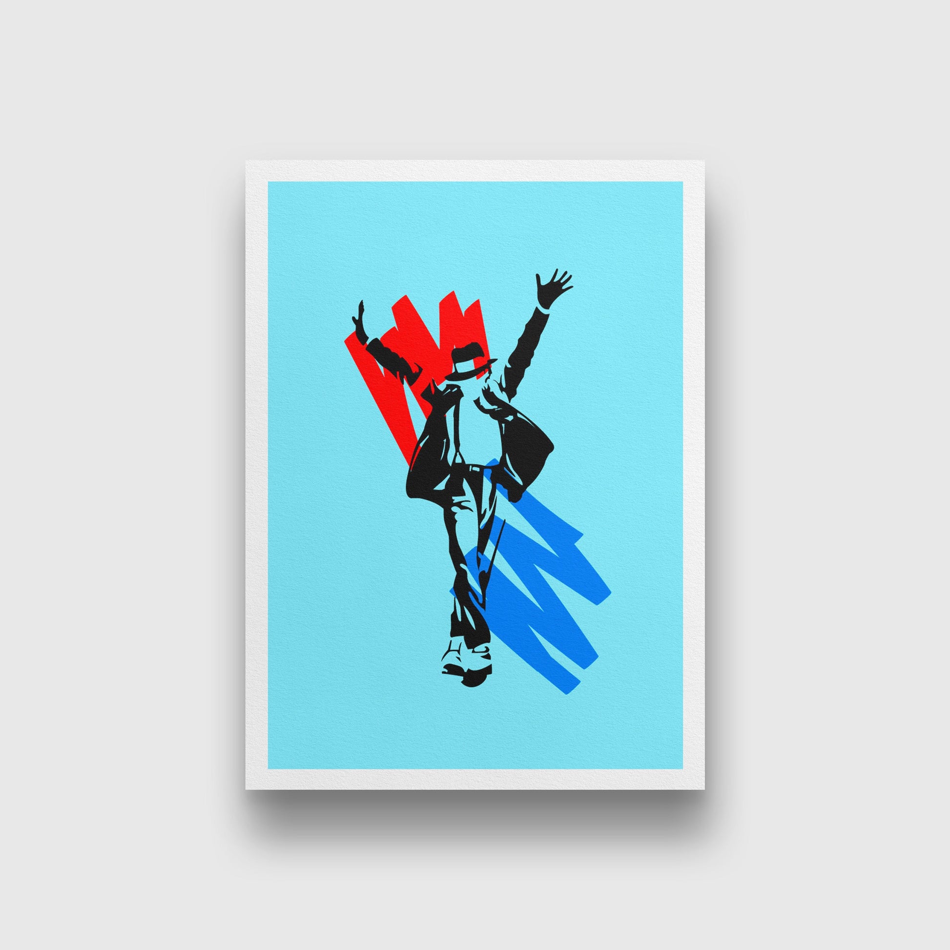 michael jackson 1painting 3 : 4.2 Vertical Premium Wall Art Canvas by MeriDeewar