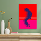 Michael Jackson Dance painting 3 : 4.2 Vertical Premium Wall Art Canvas by MeriDeewar
