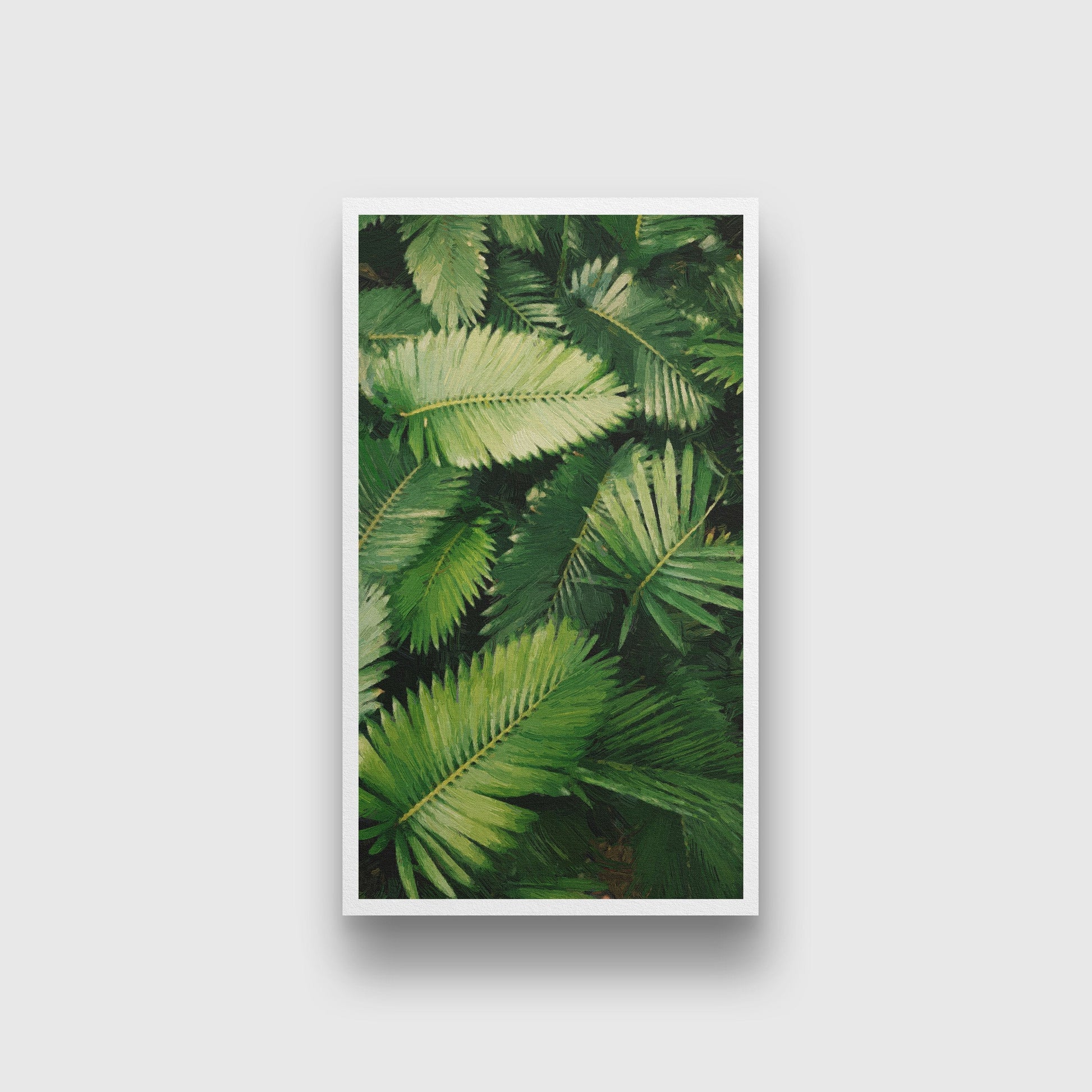 Mimosa pudica Painting - Meri Deewar 1 : 2 Vertical Premium Wall Art Canvas by MeriDeewar